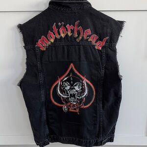 Zara Black Vest with Red Embroidery